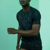 Mizuno Performance Lightweight Comfortable Breathable Moisture-Wicking Quick-Dry Short Sleeve T-Shirt Men Tops Black 32MAB020