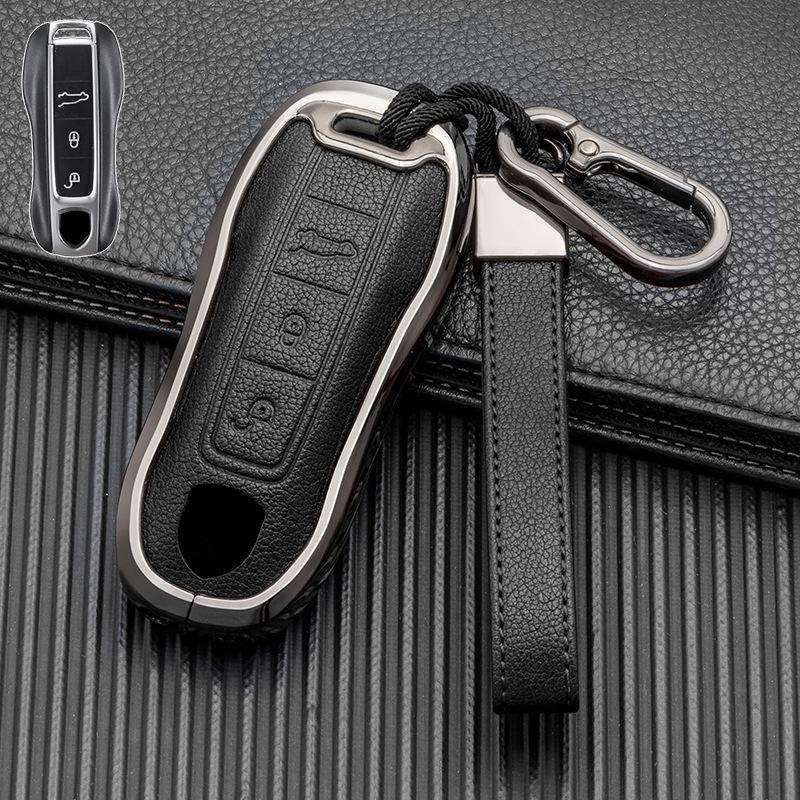 Porsche 911, Cayenne, Panamera, Macan, Taycan Metal Key Case - New Energy Series