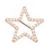 T-shirt Pearl Fixed Buckle Shirt Hem Decorative Buckle Silk Scarf Buckle Clothes Tighten Knotted Buckle Ring