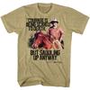 John Wayne Quote Courage Is Being Scared But Saddling Up Anyway Men's T Shirt