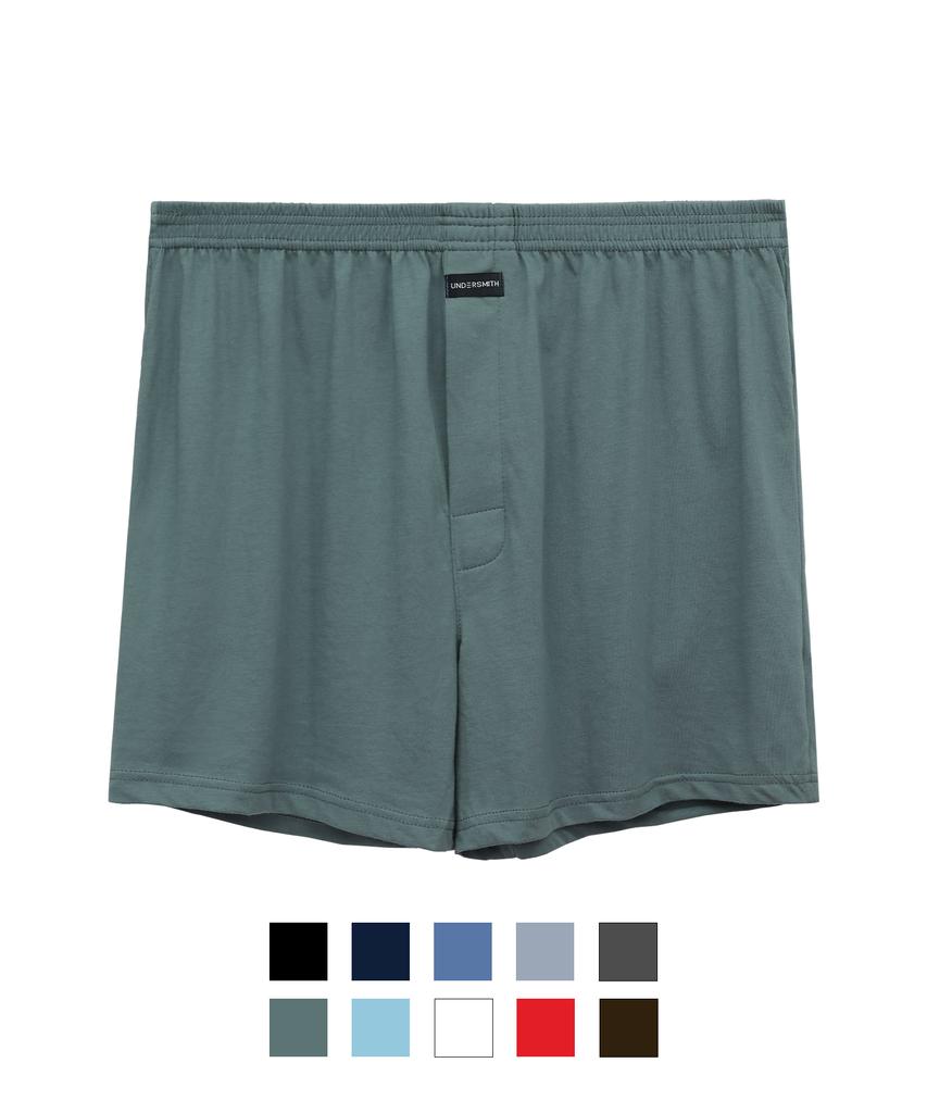 Eondeoseumiseu Daily Pure Cotton Spandex Men'S Boxer Shorts (Type A)