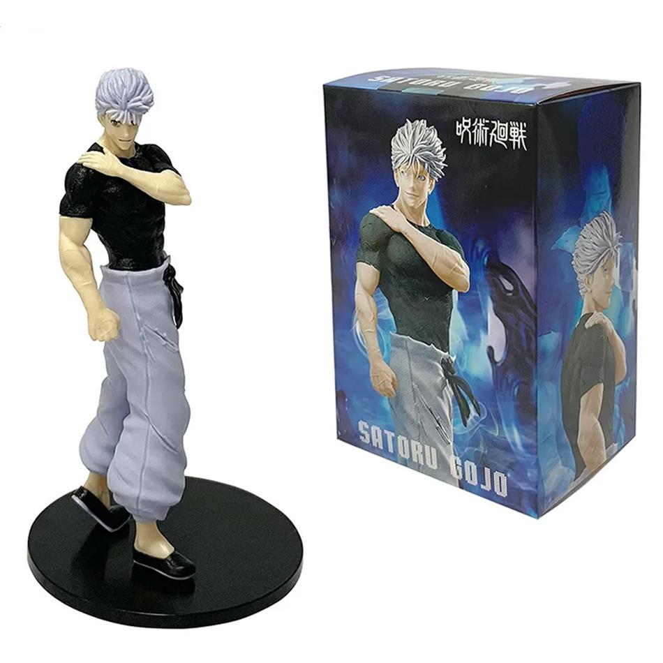 17-19CM Anime Jujutsu Kaisen Gojo Fushiguro Megumi Figure Three Model Toys Gift Collection Decoration PVC
