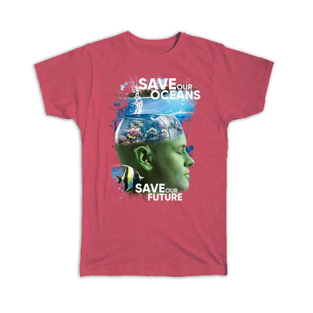 Gift T-Shirt : Ecolife Aquarium Head Water Fish Nature Protection Green Thinking 3XL