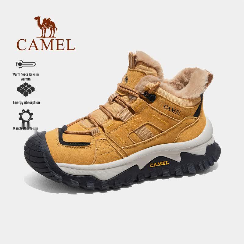 CAMEL Women s Outdoor Plush Lined Warm Hiking Ankle Boots 36