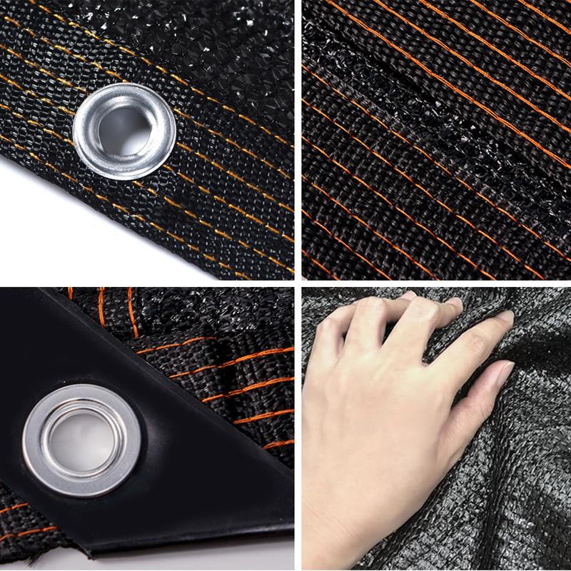 Shadow Mesh Shade Screen Shade Canopy Balcony Cover Privacy Outdoor Garden Car Sunshade Shading Sail Camping Tent Travel Gazebo