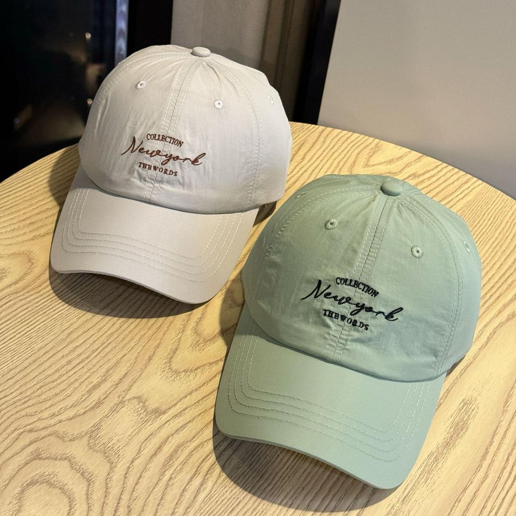 New American retro street baseball cap2026Quick-drying women's deep-top large-brimmed baseball cap that makes the face look smaller