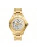 Unisex Automatic Mechanical Gold Watch - Stainless Steel Bracelet, Sunray Dial, Business Fashion Wristwatch BQ2680