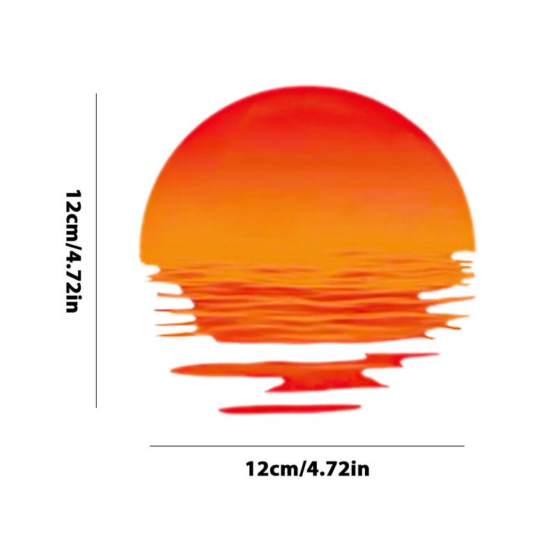 Car Window Decals Weather-Resistant Coconut Palm Stickers Long Lasting Motorcycle Decals Fadeless Stickers For Car Truck Van