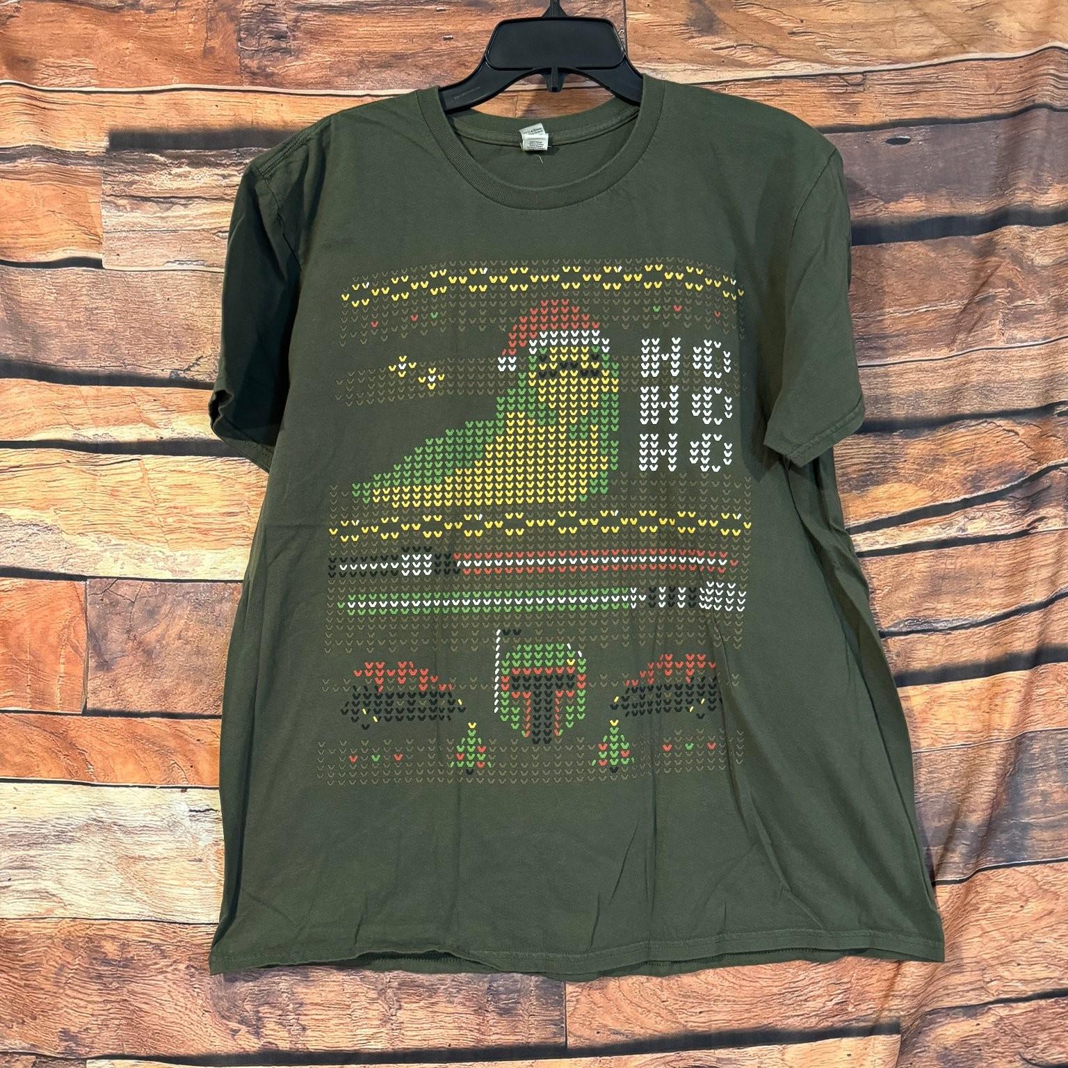 Star Wars Jabba the Hutt Boba Fett Ugly Christmas Sweater XL Green Unisex T-Shirt XL