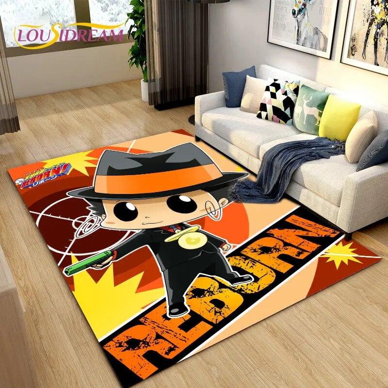 Teachers Hitman Reborn Anime Area Rug Large,Carpet Rug for Living Room Bedroom Sofa Doormat Decoration,kids Non-slip Floor Mat