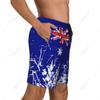 Bokseshorts Bukser Australia 3D-trykk Kamp Trening MMA Mixed Martial Art Unisex Menn Kvinner Hurtigtørkende Fitness Gym Sport Trening Fritid Streetwear