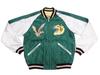 Tailor Toyo Sukajan TT15682 Tiger x Japan Map Reversible Souvenir Jacket Tailor Toyo 145 (Tailor Toyo) Men's TT15682-145 (JP, Alphabet, L, Green)
