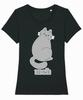 Meh Cat T-Shirt Mens Womens Tees Top Womens Funny Meme Cats Slogan / Cotton Tee