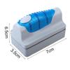 Magnetic Brush With Scraper Practical Floating Aquarium Fish Tank Ultra Glass Algae Curve Cleaner Window Algae Scraper Brush