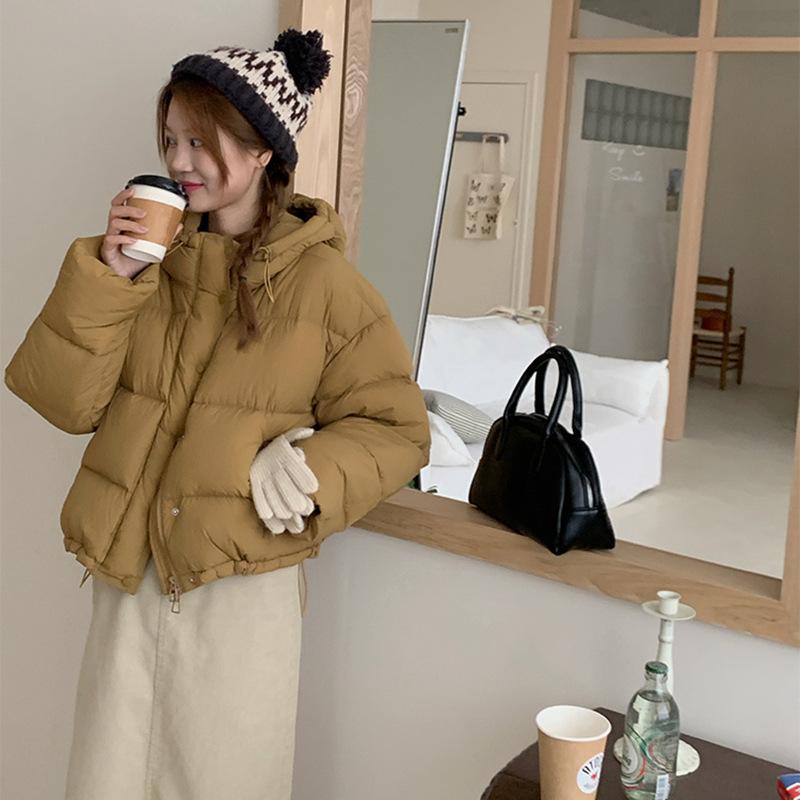 

Nine-color candy bread down jacket women s short 2025 new milk huhu puff feeling thickened white duck down jacket tide One Size