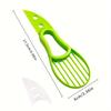 1pc Avocado Pit Remover & Slicer - 2-in-1 Heavy-Duty Cutter with Straight Blade, Polypropylene Fruit Splitter for Hass Avocados
