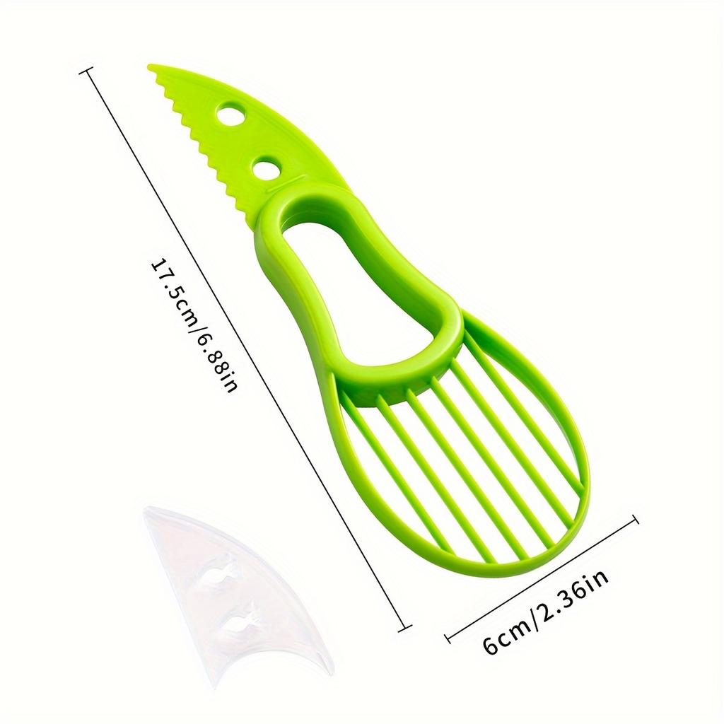 1pc Avocado Pit Remover & Slicer - 2-in-1 Heavy-Duty Cutter with Straight Blade, Polypropylene Fruit Splitter for Hass Avocados