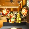1pc LED Christmas Sucker Lamp LED Curtain Hanging Light Battery Powered Fairy String Lights for Christmas Window Decor