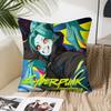 Cyberpunk Edgerunners Anime Rebecca Pillow Case Fashion Square Pillowcase Bedroom Sofa Room Ins Decoration Leisure Cushion Cover