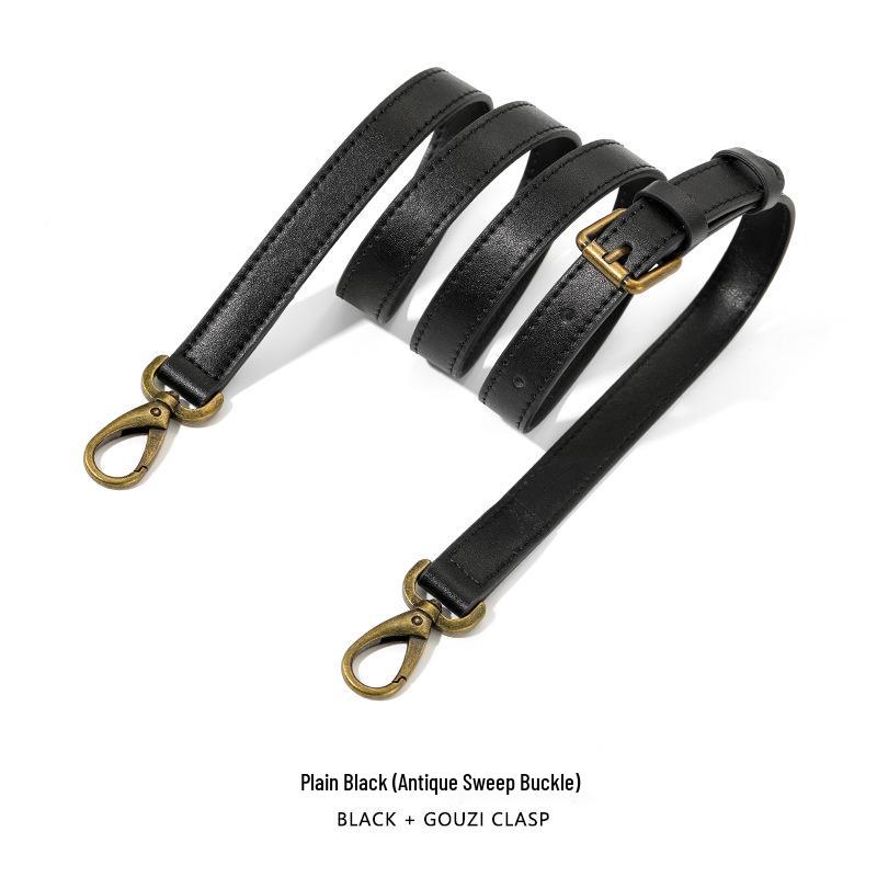 Ma Huang Shi Justerbar Läder Crossbody Väskrem – Bred Ersättningsaxelremstillbehör