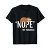 Nope My Pancreas Cute Sloth Type 1 T1d Diabetes Funny T Shirt Vintage Streetwear Casual Homme Graphic Designer Clothes