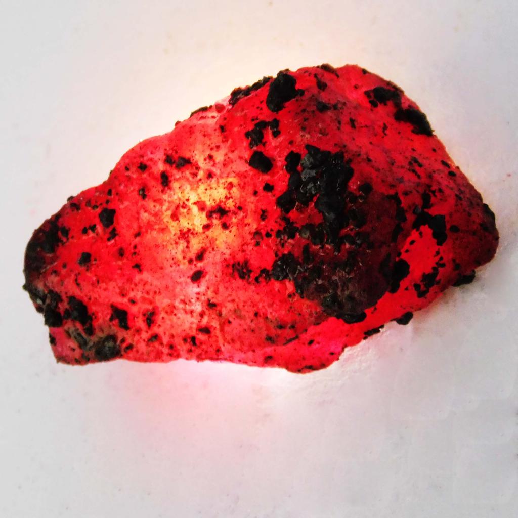 72 Ct Earth Mined Natural Red Ruby Huge Rough Loose Gemstone CERTIFIED