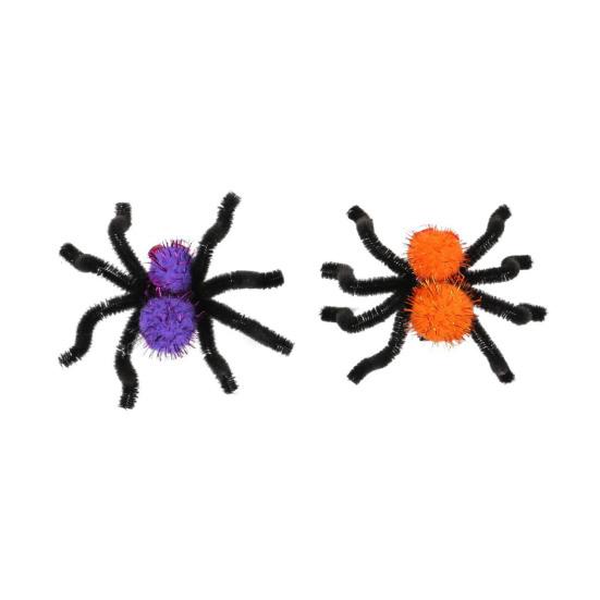 Yousheng 2 szt. Halloween Spider Hair Clips Pluszowy Pająk Kobiety Spinka Do Włosów Halloween Party Dekoracja Biżuteria Do Włosów Kostium Cosplay Prop