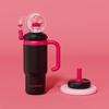 OEING Whale Fountain Insulated Straw Tumbler