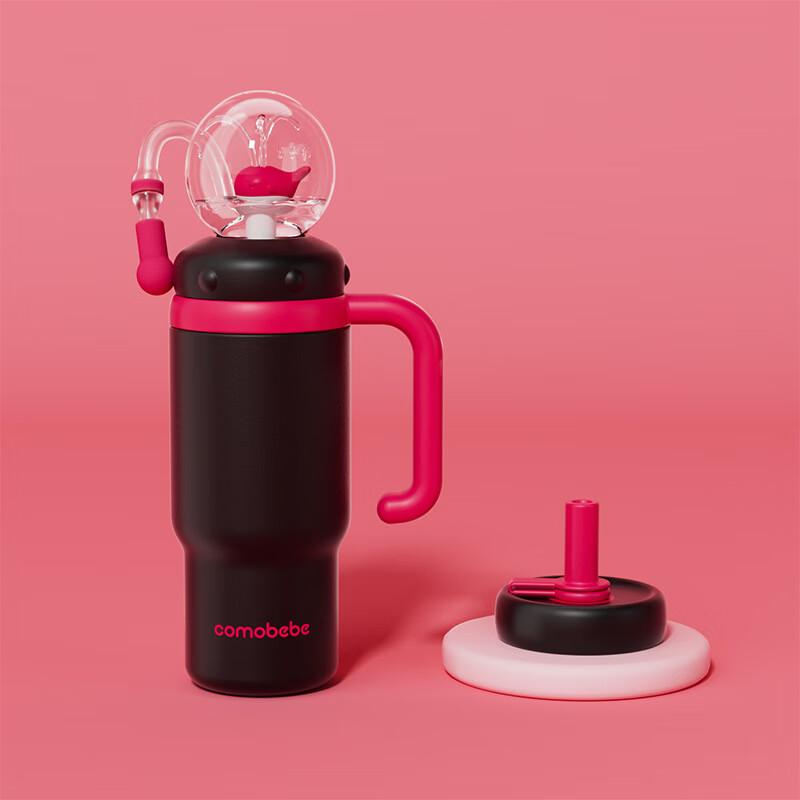OEING Whale Fountain Insulated Straw Tumbler