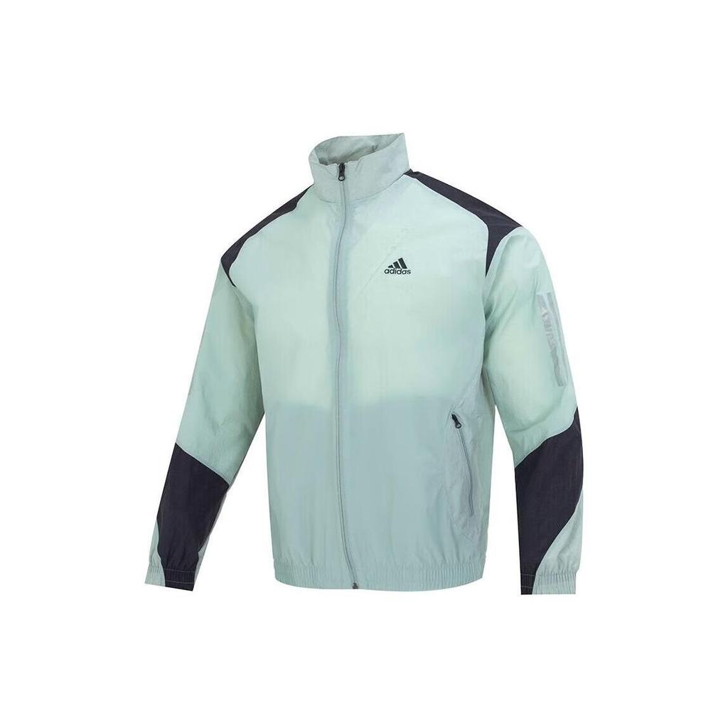 adidas Jackets Men's Green Stand Collar Moderate Other IA6965