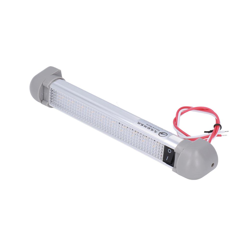 8.9in LED Awning Light Bar DC12V/24V 2W 180° Rotation IP66 Waterproof 720LM ON OFF Switch for RV Boa