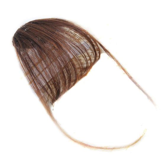 Ženy Umělá spona do vlasů Air Bangs příčesek Tenká elegantní paruka s třásněmi