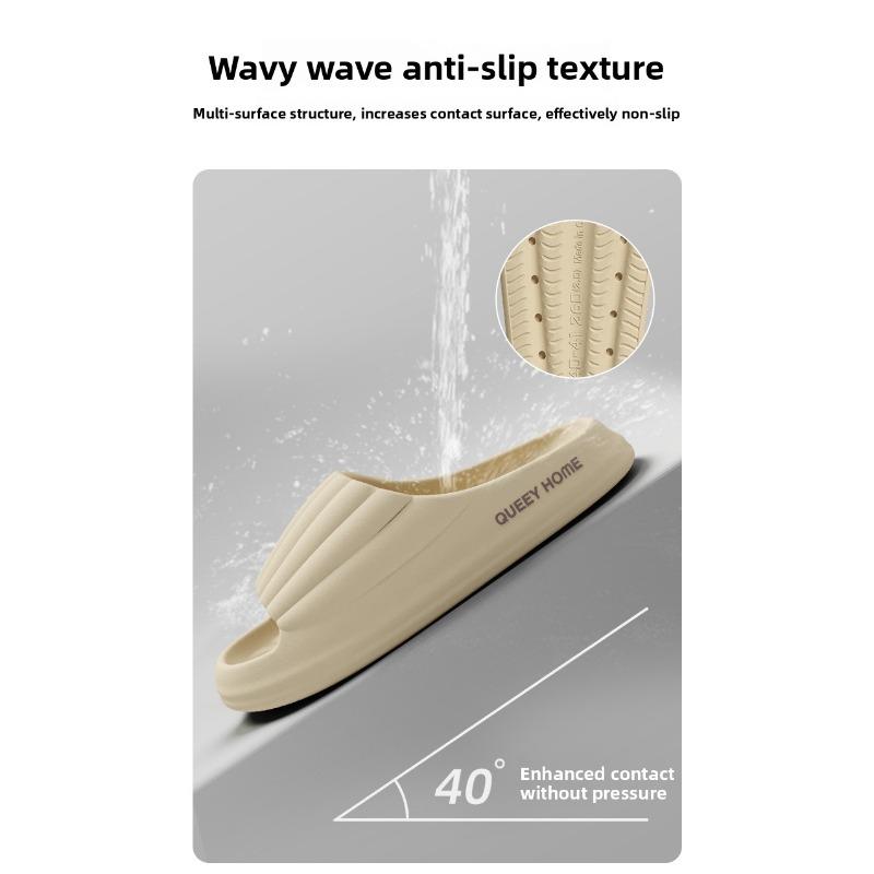 Couple EVA Slippers For Women & Men, Non-Slip Indoor Home Bathroom Shoes, Summer Outdoor Casual Slides