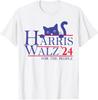 Harris Waltz 2024 For The People Funny Cat Kamala Unisex T-Shirt