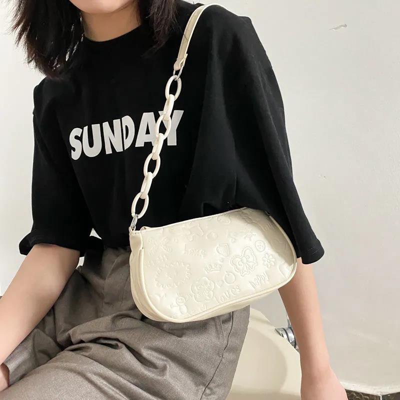 Handle Bag Women Retro Handbag PU Shoulder Totes Underarm Vintage Top Handle Bag Female Small Subaxillary Bags Clutch