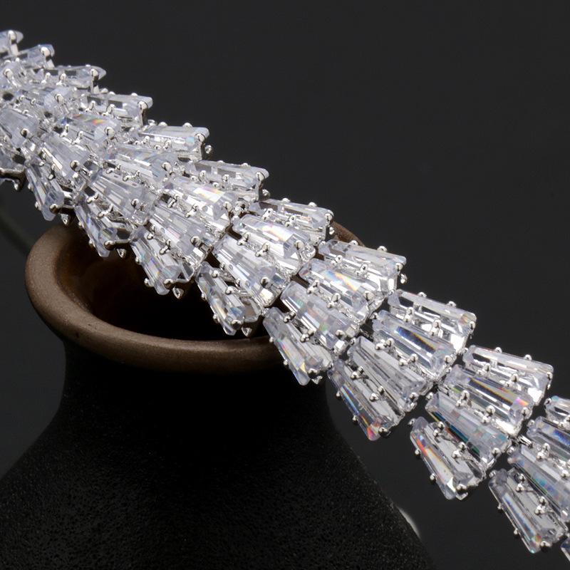 Elegant Cubic Zirconia Headband: Perfect for Weddings, Events & Photoshoots