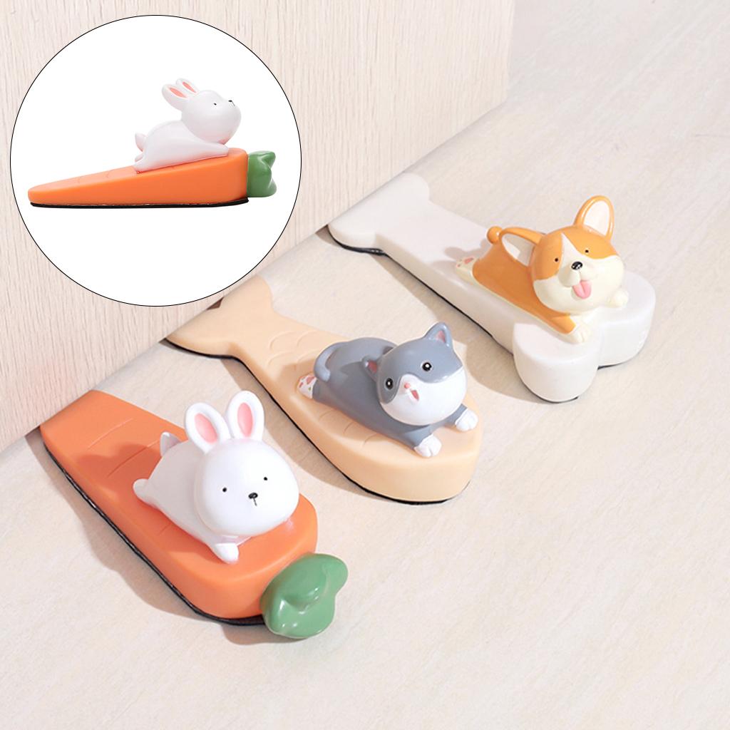 Cartoon Door Stopper Safety Edge Bumpers Heavy Duty PVC for Baby Family Door