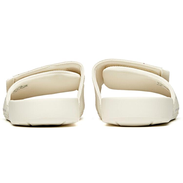 New SNOOPY X Anta Life Collection Quiet Slide Slippers Men's White Blue 912126993-3