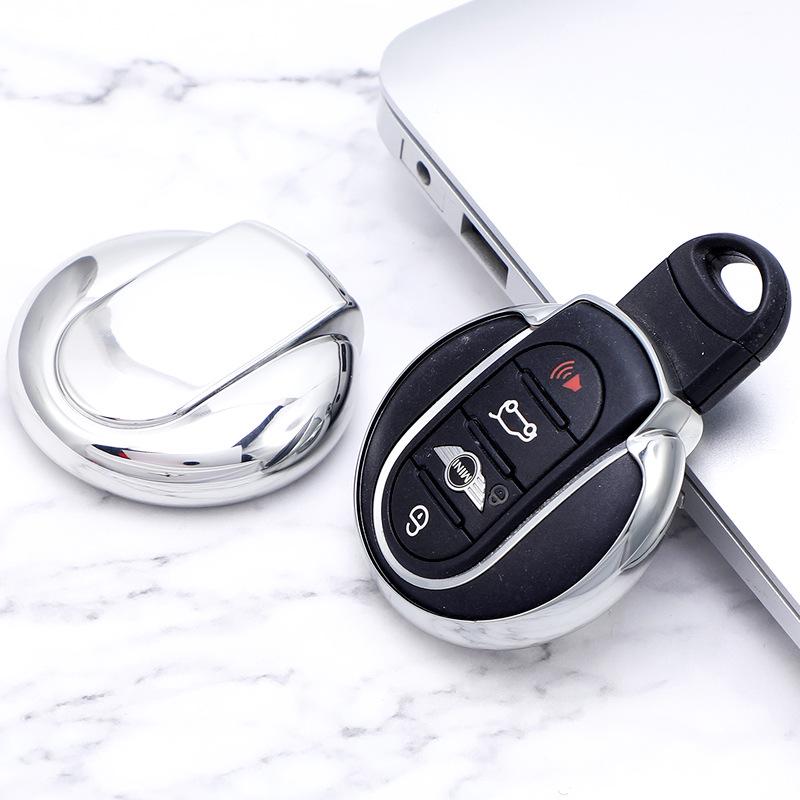 TPU чехол-сумка для ключа BMW Mini для ключа автомобиля Mini Cooper PE Bag серебряный
