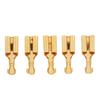 100PCS Quick Connect 7.8mm Size Female Spade Connector Brass Material Golden Crimp Terminal Spade Connector Relay Connection