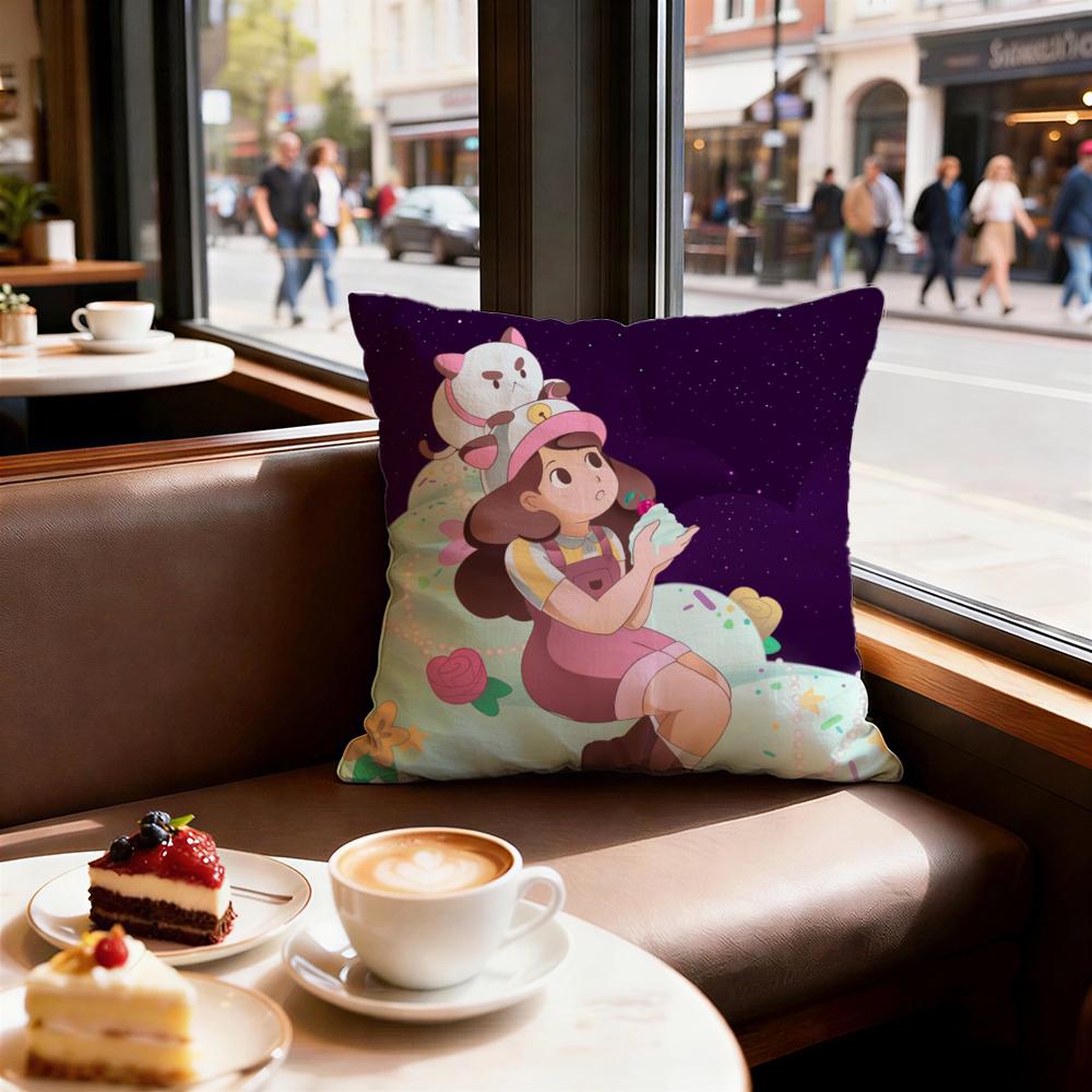 

Cartoon Bee And Puppycat Cushion Cover Decorative Cushions Covers Cover Sofa 50x50 Pillow 4 Piece 45x45 40x40 Pillowcase 30X30cm