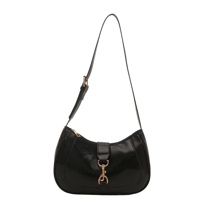 Minimalist Fashionable And Pu Leather Single Shoulder Handbag For Daily Outings