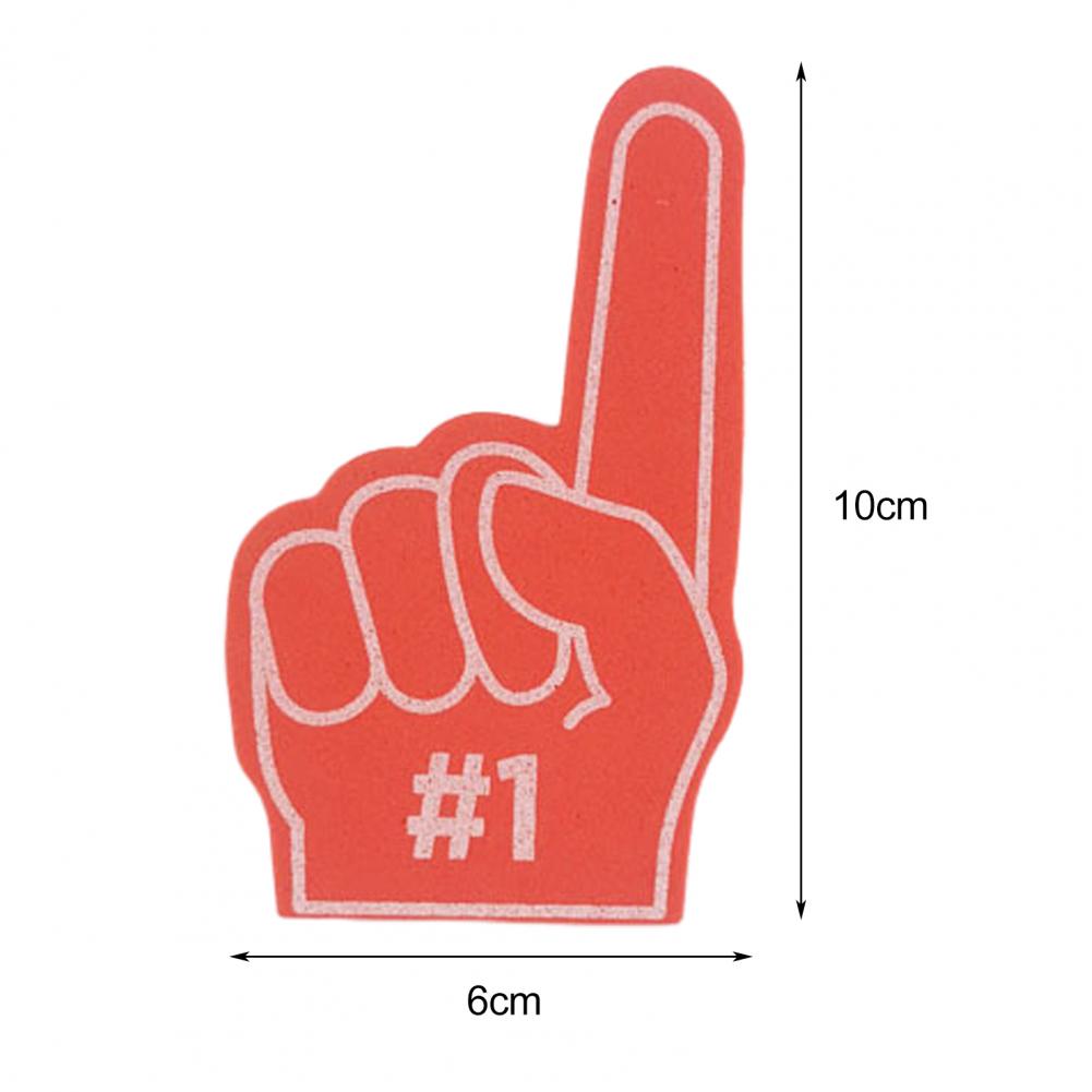 24 Pcs/Set 10*6cm Foam Fingers Fans Colorful Finger Cots Boys Girls Gift Party Favors Universal Sports Cheerleading Photo Props