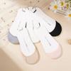 3Pairs/lot Sling Women's Cotton Boat Socks Summer Non-slip Invisible Shallow Half-soled Socks That Do Not Fall Off The Socks