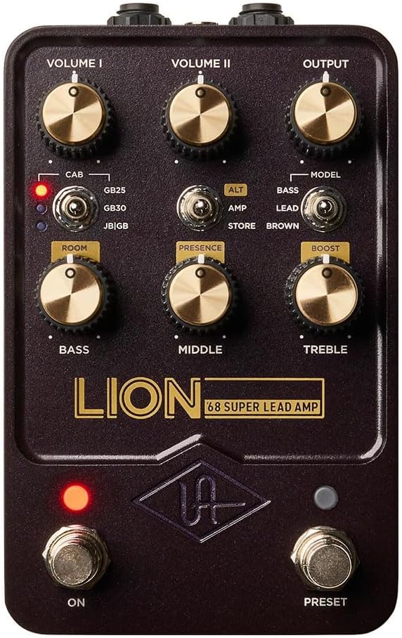 Universal Audio Uafx Lion 68 Super Lead Amp Jp 6.5 9.2 14.1 Cm