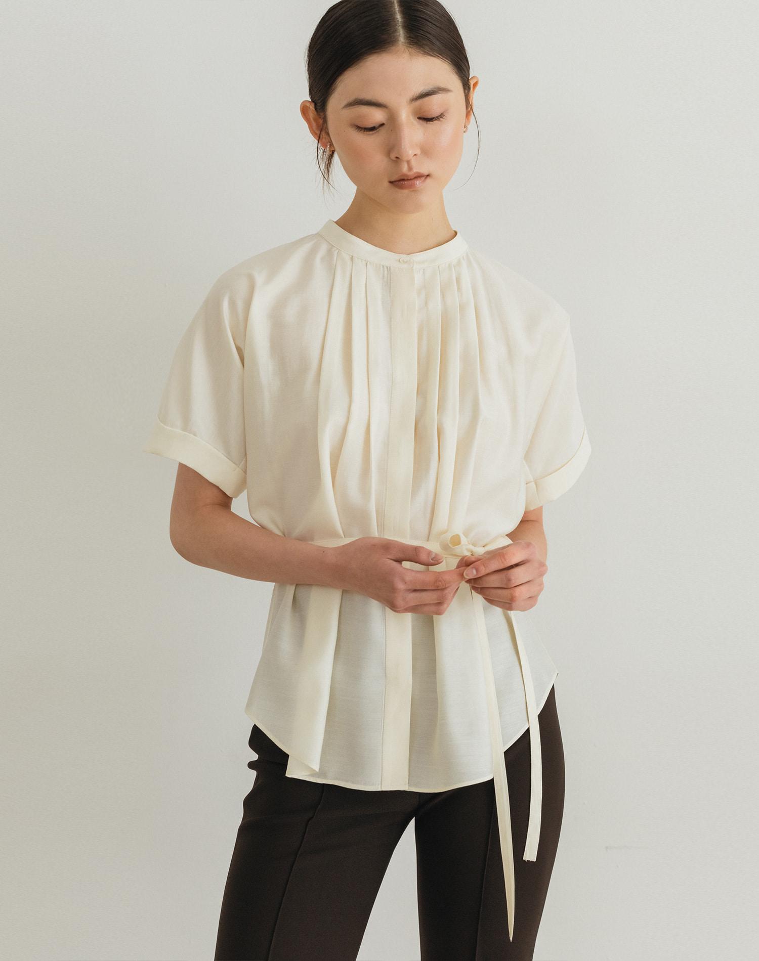 G Mar Summer Strap Blouse Ivory S