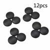 12PCS Car Universal Accessory Interior Door Lock Screw Protector Cover Cap Trim