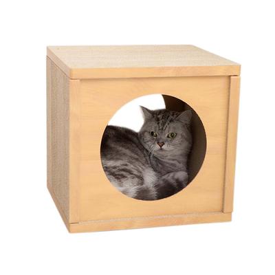 PetPro HappyDays Cat House Natural
