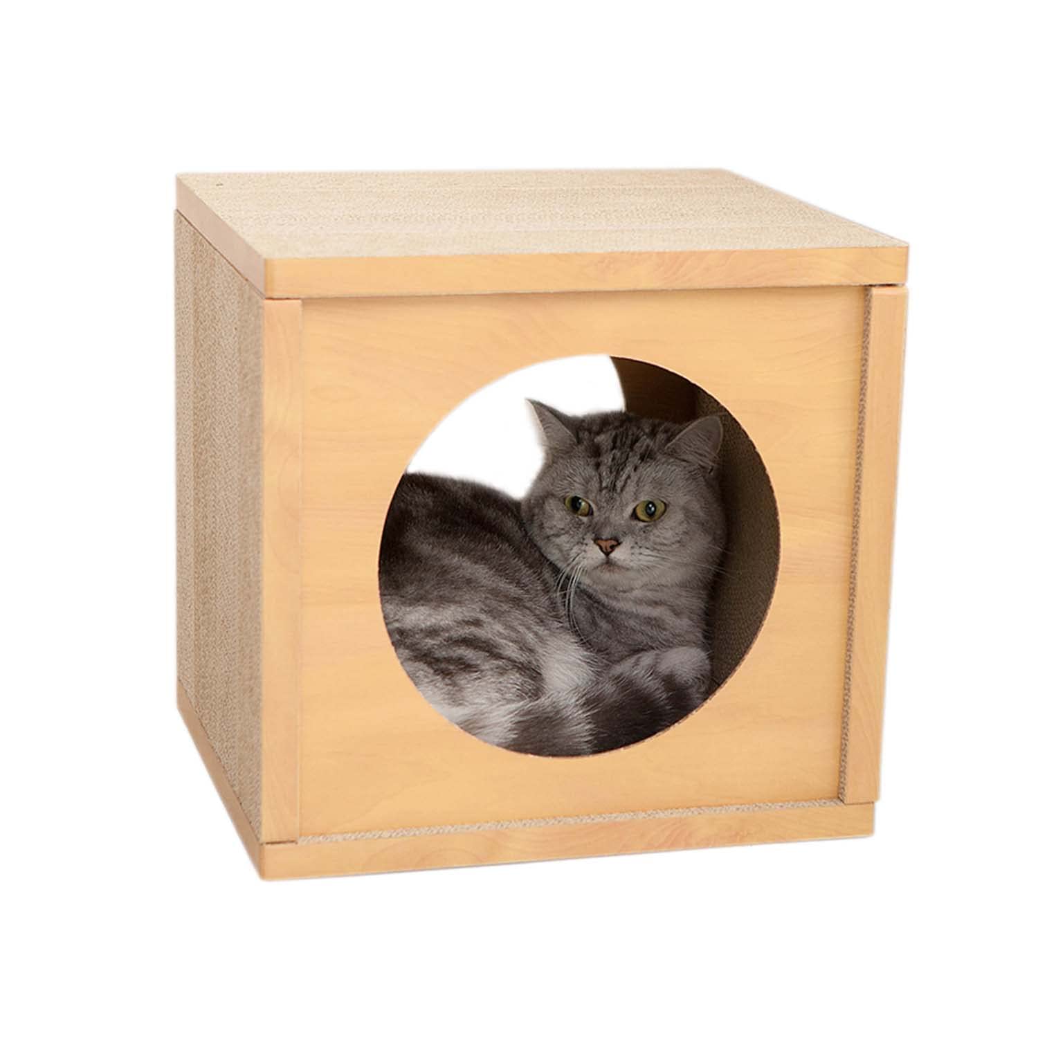 

Pet Pro HappyDays Cat House Natural