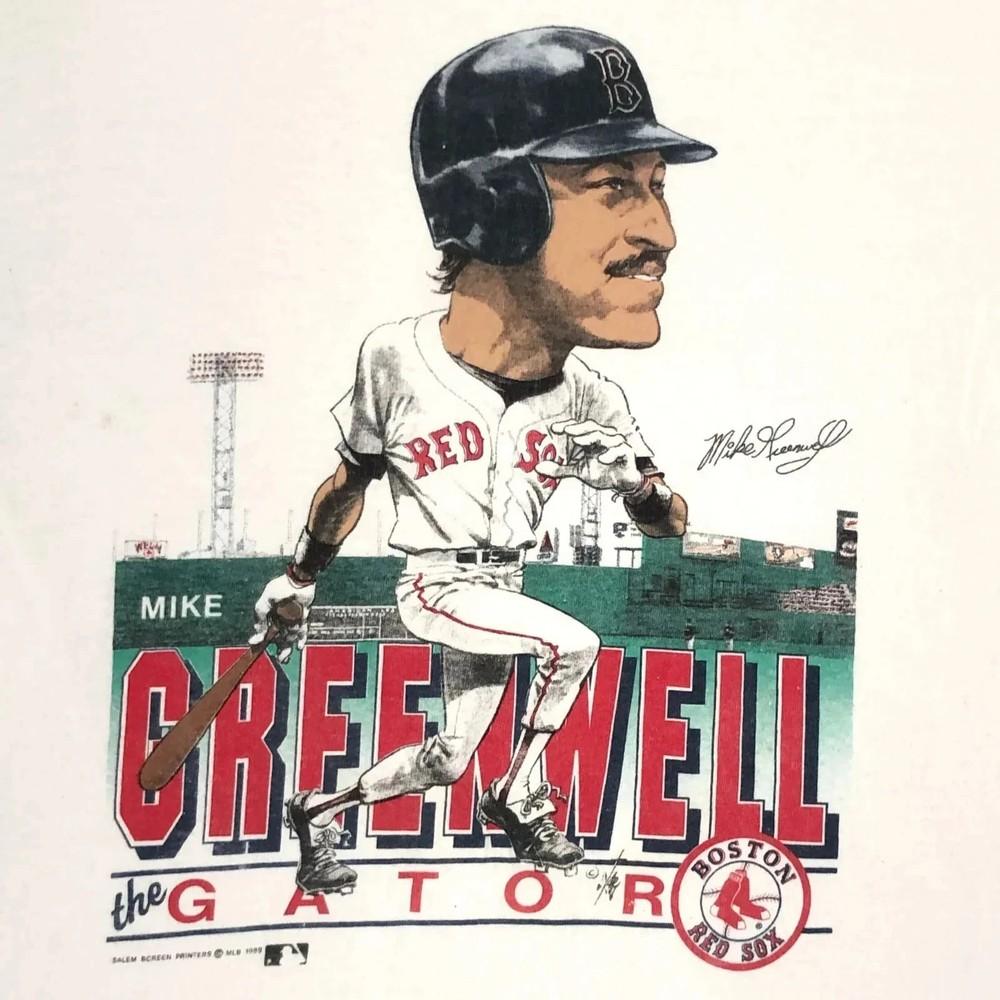 Mike Greenwell Herinneringen Witte Katoen Alle maten S-5XL T-shirt TA779 Unisex T-shirt